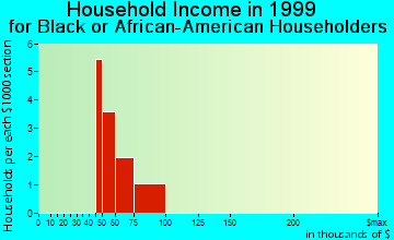 Discovery-Spring Garden household income for Black or African American householders