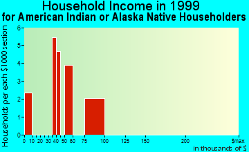 Allen Park household income for American Indian or Alaska Native householders