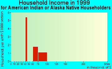 Big Bay household income for American Indian or Alaska Native householders