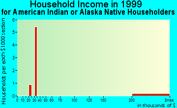 Whetstone household income for American Indian or Alaska Native householders