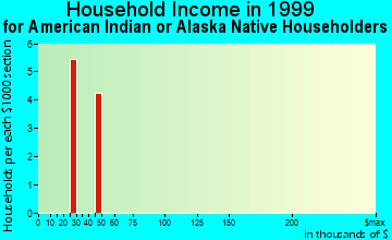 La Vista household income for American Indian or Alaska Native householders