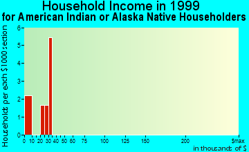 North Syracuse household income for American Indian or Alaska Native householders