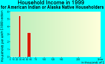 Erwin household income for American Indian or Alaska Native householders