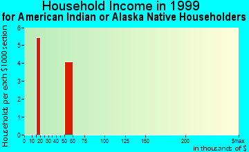 Summerfield household income for American Indian or Alaska Native householders