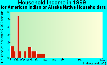 Bushyhead household income for American Indian or Alaska Native householders