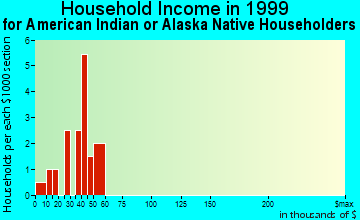 Elgin household income for American Indian or Alaska Native householders