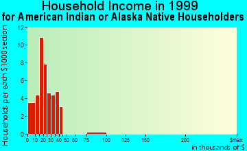 Holdenville household income for American Indian or Alaska Native householders