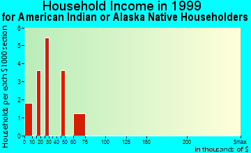 Elgin household income for American Indian or Alaska Native householders
