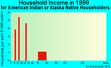 Clute household income for American Indian or Alaska Native householders