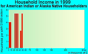 Leonard household income for American Indian or Alaska Native householders