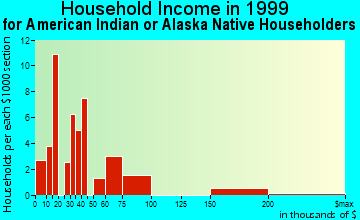 Richardson household income for American Indian or Alaska Native householders