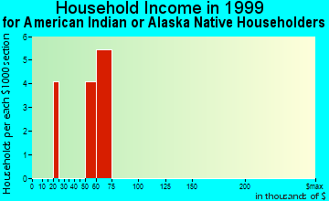 Bolivar household income for American Indian or Alaska Native householders