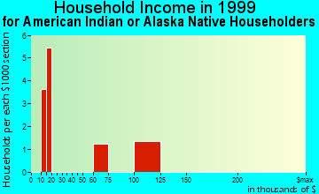 Winters household income for American Indian or Alaska Native householders