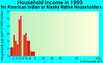 Durango household income for American Indian or Alaska Native householders