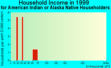 Leadville household income for American Indian or Alaska Native householders