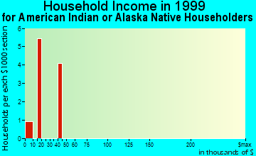 Oxford household income for American Indian or Alaska Native householders