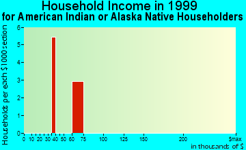Nassau Village-Ratliff household income for American Indian or Alaska Native householders