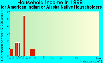 Chistochina household income for American Indian or Alaska Native householders