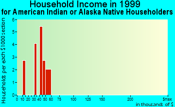Skagway household income for American Indian or Alaska Native householders