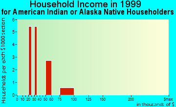 Belle Plaine household income for American Indian or Alaska Native householders