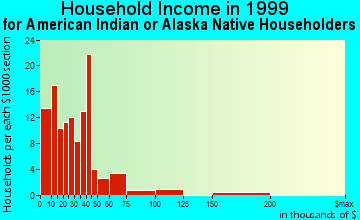 New Orleans household income for American Indian or Alaska Native householders