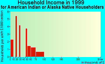 Essex household income for American Indian or Alaska Native householders