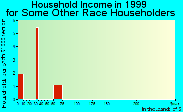 Plymouth household income for some other race householders
