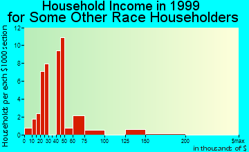 Quincy household income for some other race householders