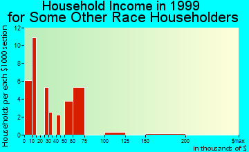 Woburn household income for some other race householders