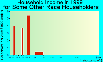 Carrollton household income for some other race householders