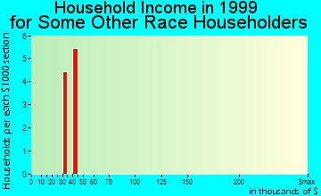 Essexville household income for some other race householders