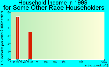 Flat Rock household income for some other race householders