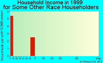 Grosse Pointe Woods household income for some other race householders