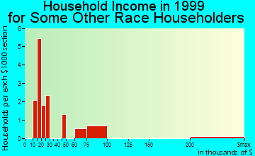 Maplewood household income for some other race householders