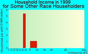 Carthage household income for some other race householders