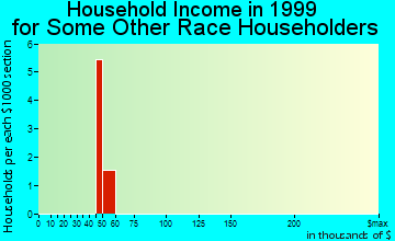 Exeter household income for some other race householders