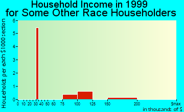 Princeton North household income for some other race householders