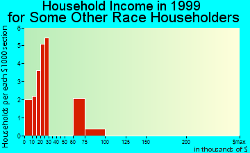 El Valle de Arroyo Seco household income for some other race householders