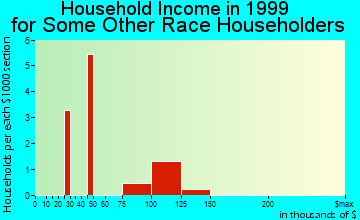 Cornwall on Hudson household income for some other race householders
