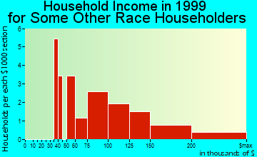 Dix Hills household income for some other race householders