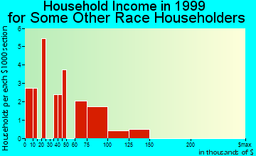 Lindenhurst household income for some other race householders