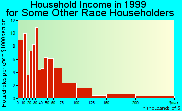 Ossining household income for some other race householders