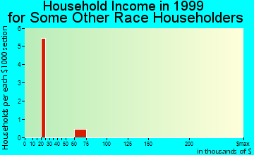 South Hill household income for some other race householders