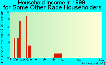 Clemmons household income for some other race householders