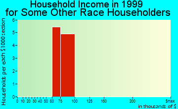 Atherton household income for some other race householders