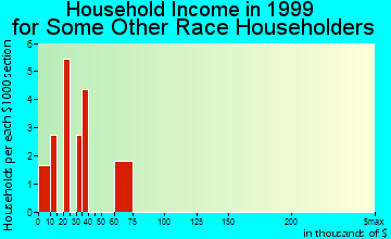 Garfield Heights household income for some other race householders