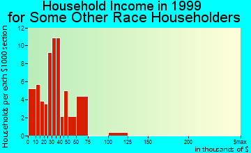 Bostonia household income for some other race householders