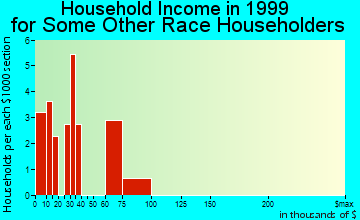 Reynoldsburg household income for some other race householders