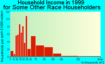 Campbell household income for some other race householders