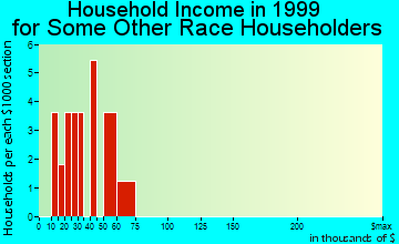 Beaver household income for some other race householders